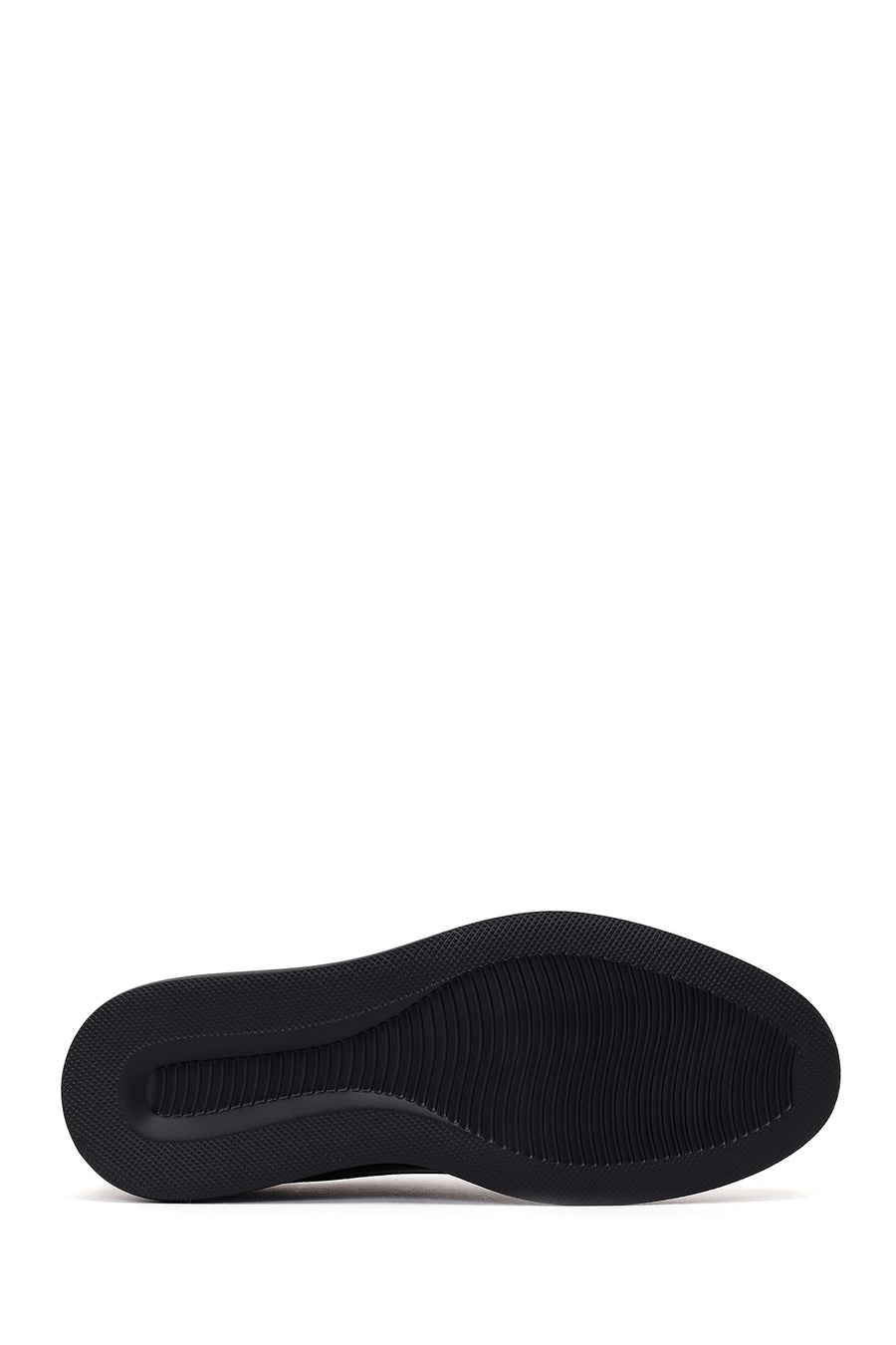 Male Black Lace-up Leather Casual Shoes