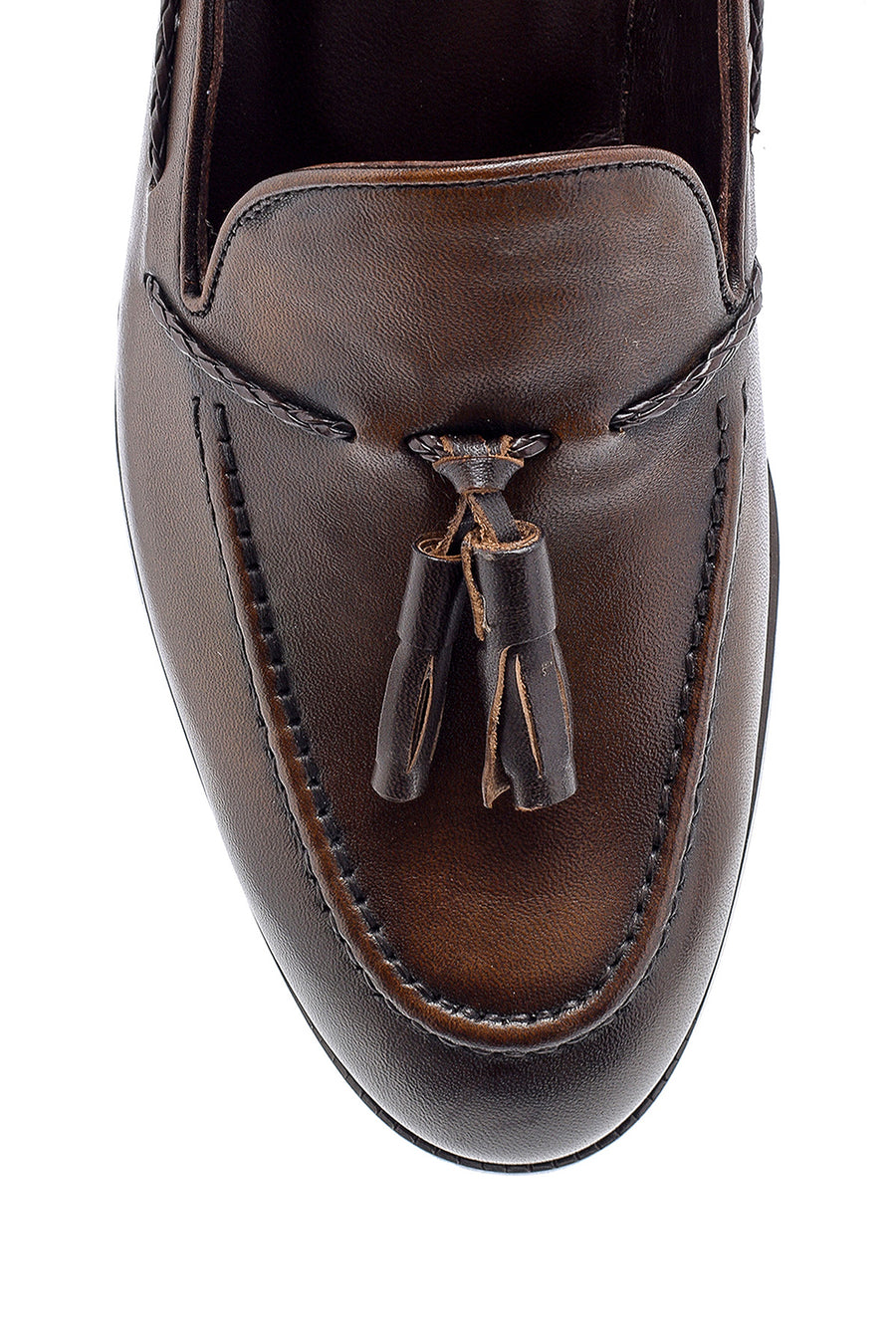 Men's Leather Tassel Detailed Loafer