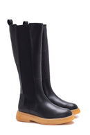 Women's Leather Thick Sole Boots | Derimod