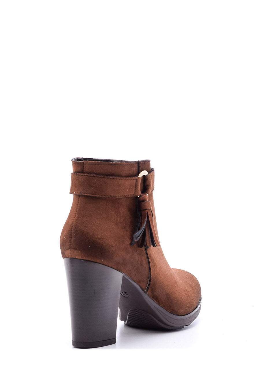 Women's Suede Heeled Boots