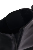 Men's Black Zippered Leather Boot | Derimod