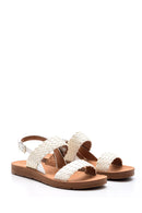 Women's Straw Look Sandals | Derimod