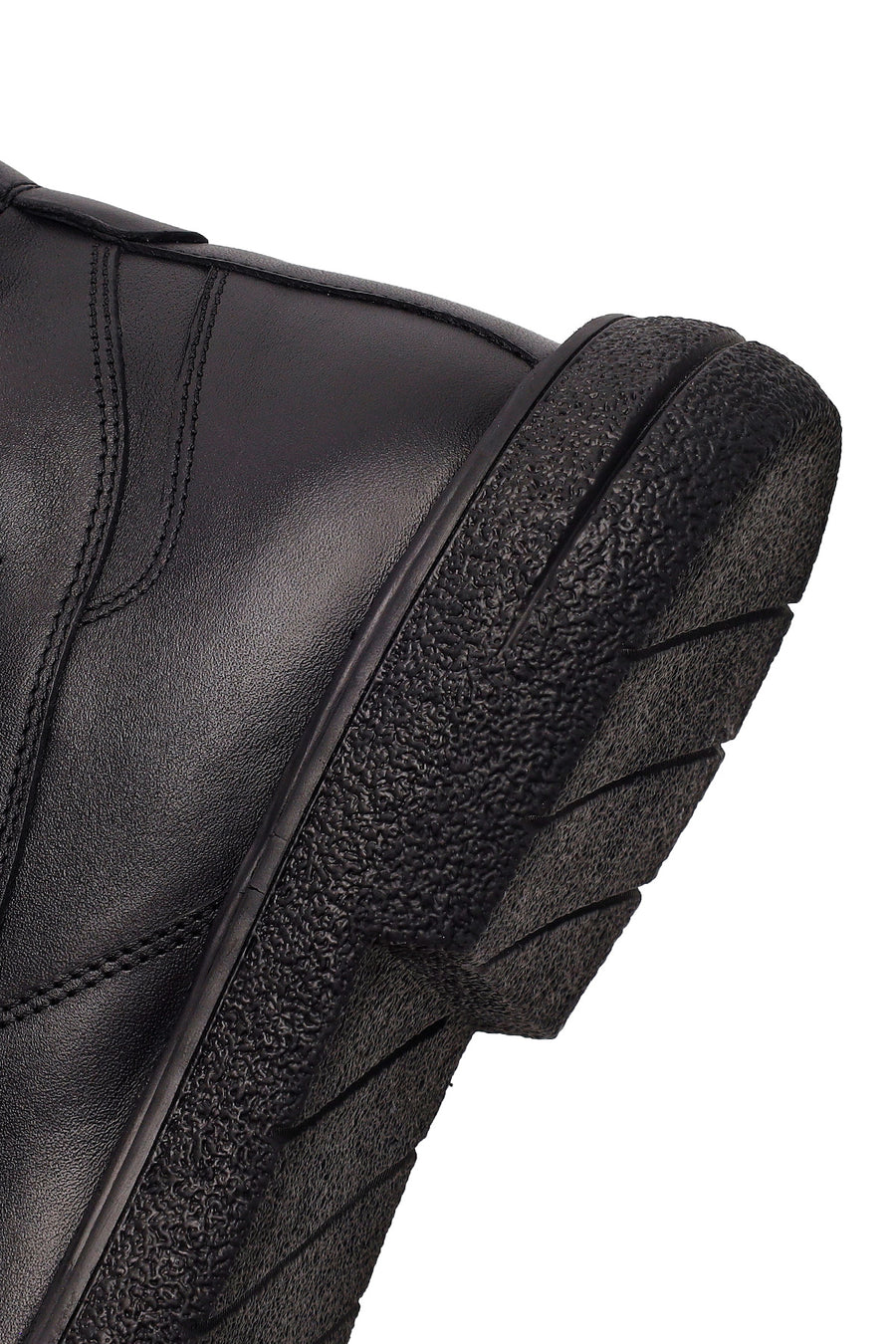 Male Black Leather Casual Chelsea Boots
