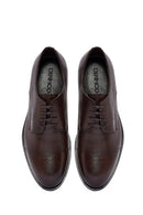 Men's Brown Laced Leather Classic Shoes | Derimod