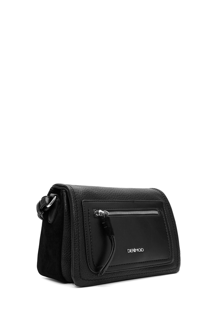 Woman Black Casual Crossbody Bag