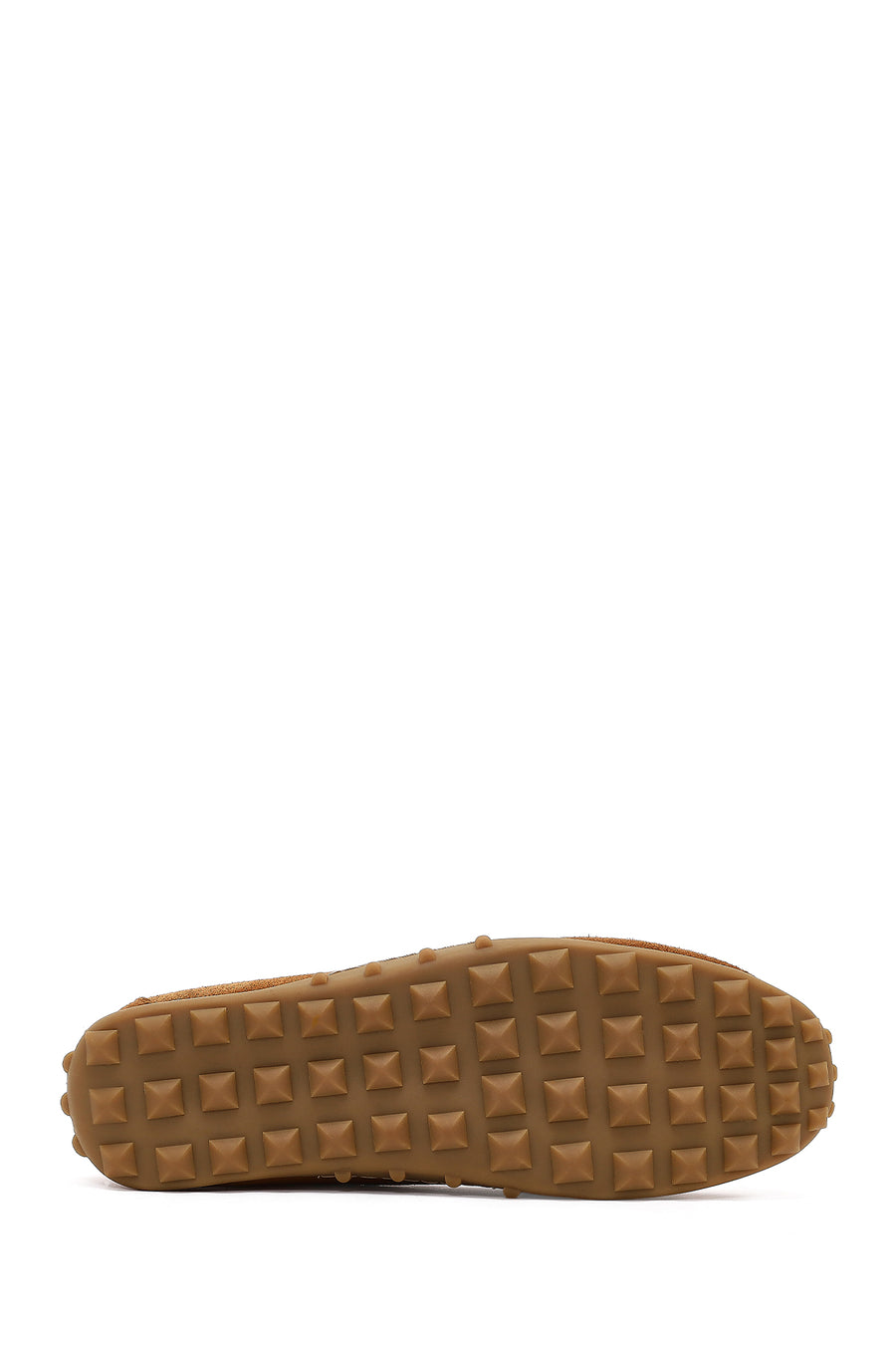 Women's Tan Tasselled Suede Leather Loafer