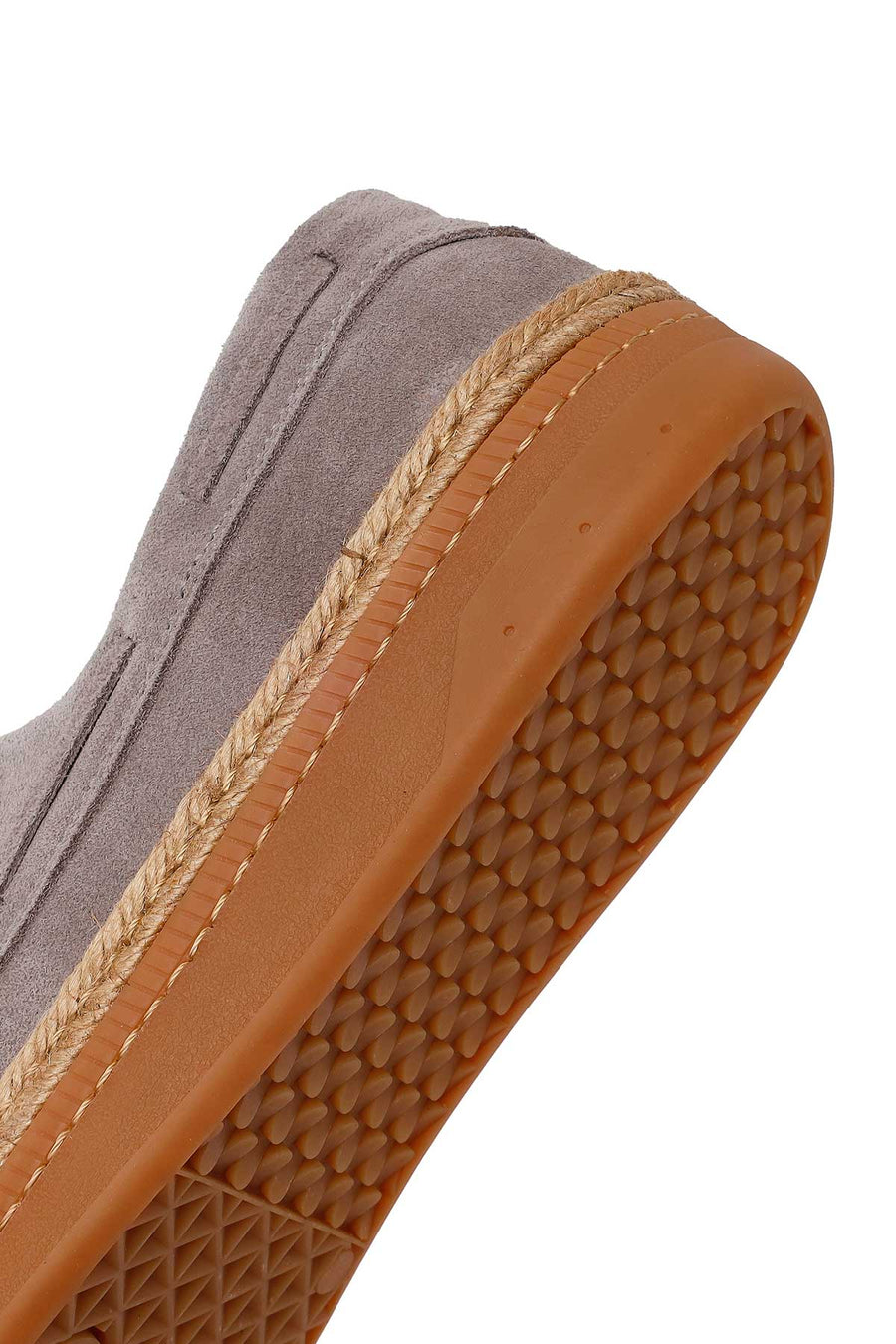 Male Gray Lace-Up Suede Casual Shoes