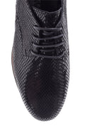 Women's Snakeskin Patterned High-Sole Shoes | Derimod