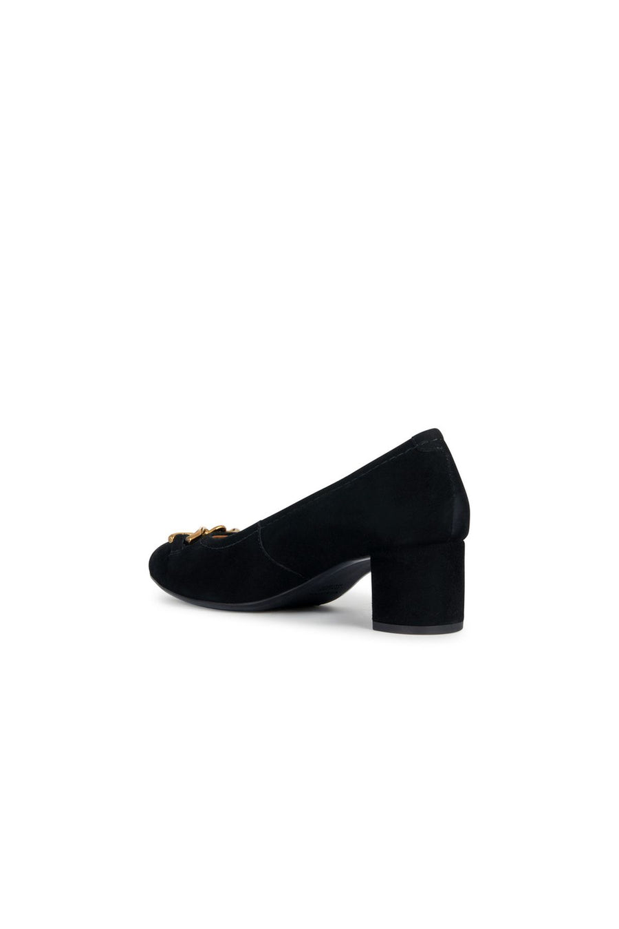 Geox Women's Black Pheby 50 A Suede Leather Stiletto
