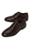 Male Brown Lace-up Leather Casual Shoes | Derimod