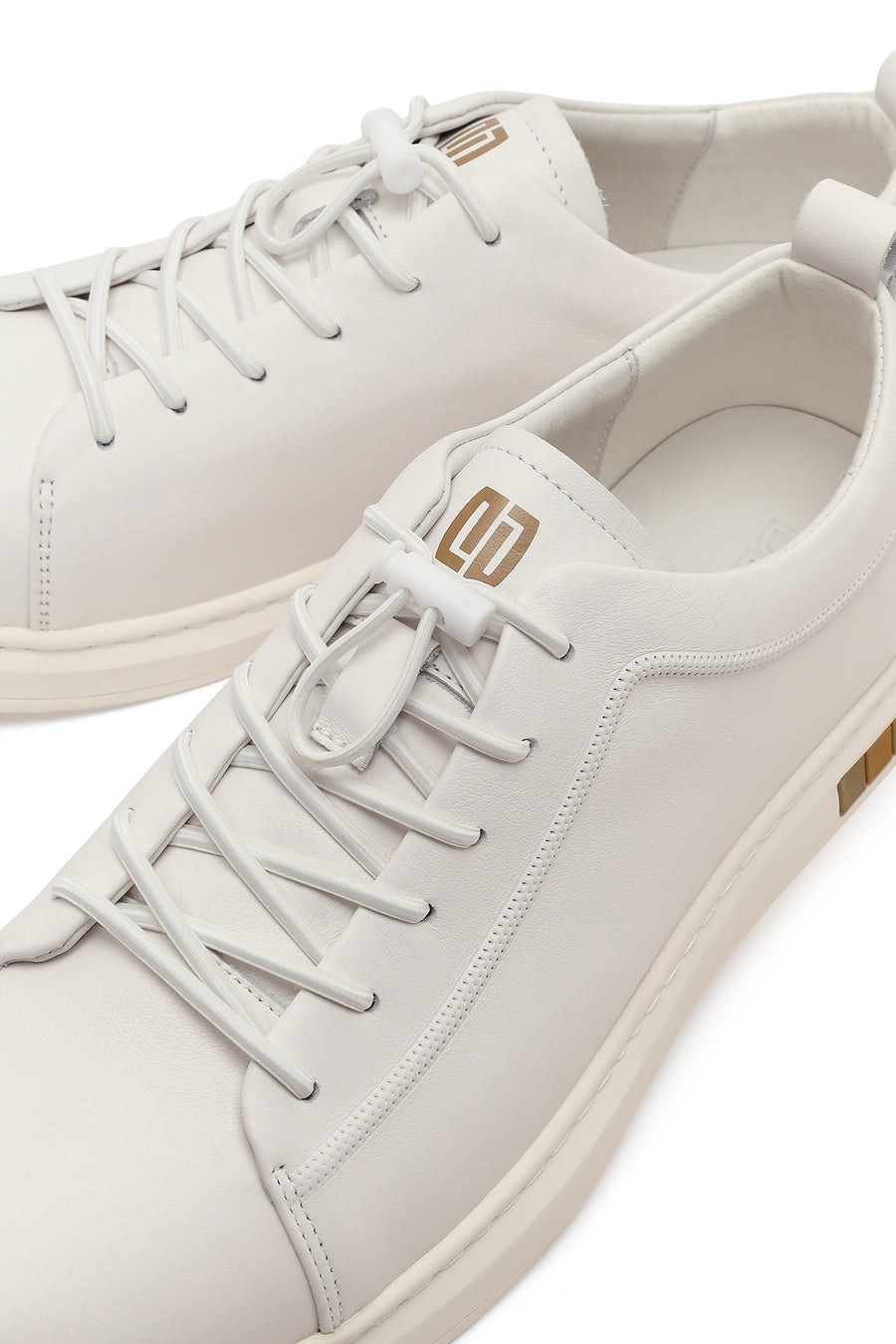 Erkek Beyaz Deri Sneaker