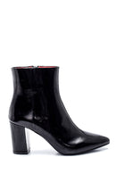 Women's Leather Gritti For Derimod Patent Leather Heeled Boots | Derimod