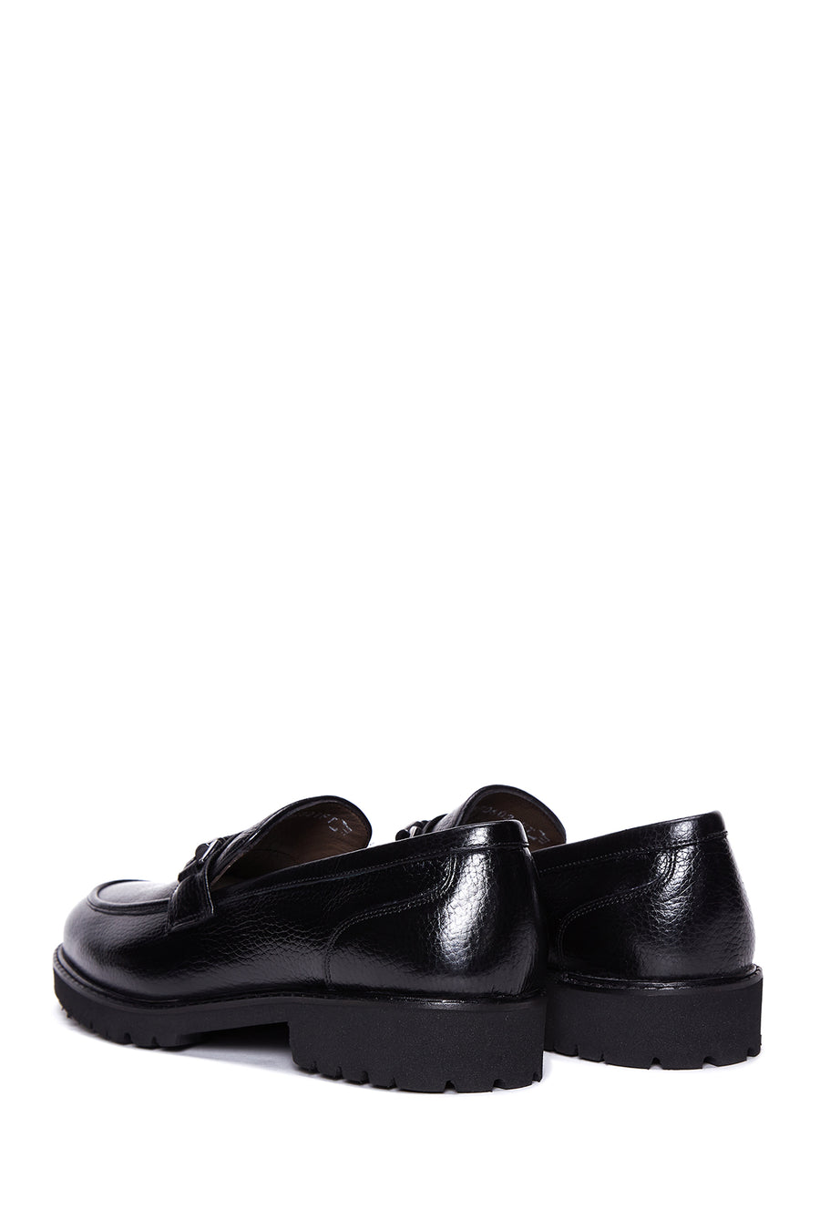 Erkek Siyah Deri Casual Loafer