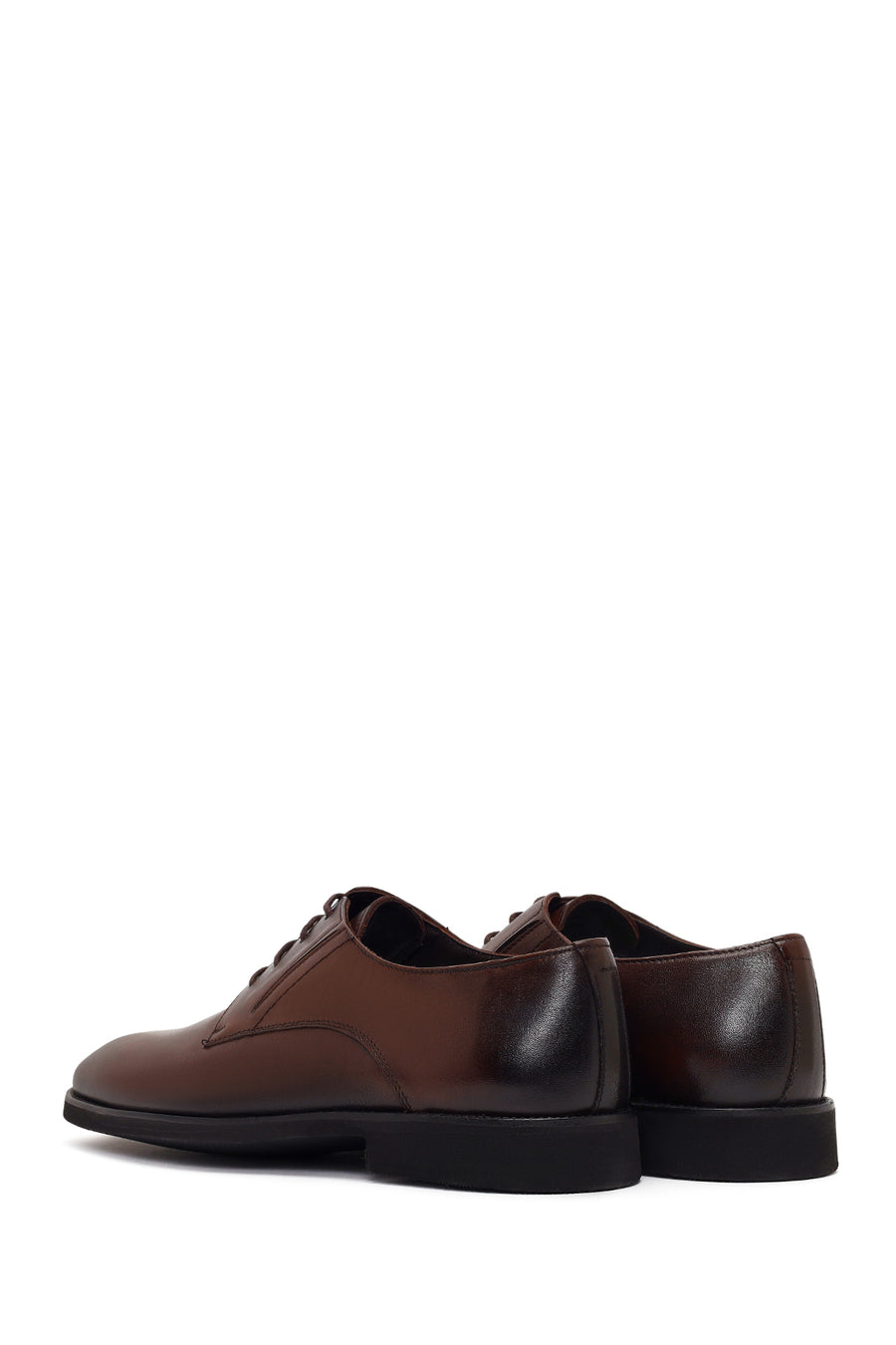 Men's Brown Laced Leather Classic Shoes