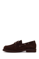 Woman Brown Lace-up Suede Casual Shoes | Derimod