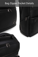 D-Pack Unisex Siyah Deri Sırt Çantası | Derimod