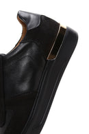 Erkek Siyah Deri Sneaker | Derimod