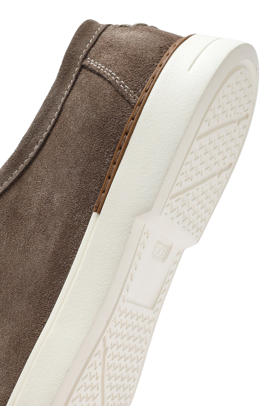 Men's Beige Suede Leather Casual Shoes