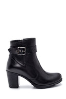 Women's Leather Heeled Boots | Derimod
