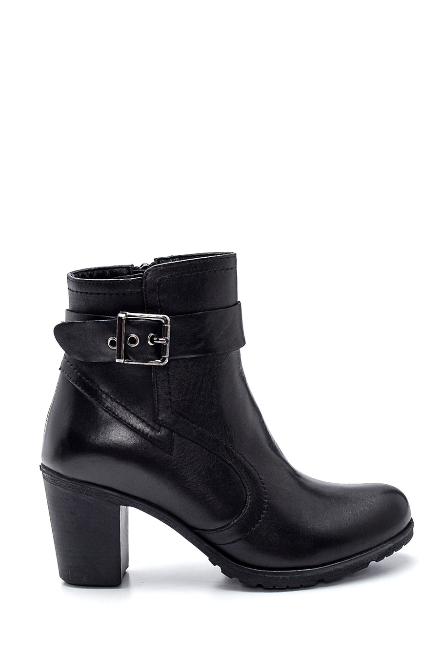 Women's Leather Heeled Boots 21WFD412218 | Derimod