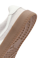Women's Beige Lace-Up Chunky Sole Sneakers | Derimod