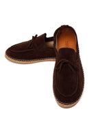Male Brown Suede Espadrilles | Derimod
