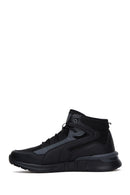 Men's Black High Top Sneaker | Derimod
