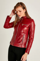Mystery Women's Leather Jacket | Derimod