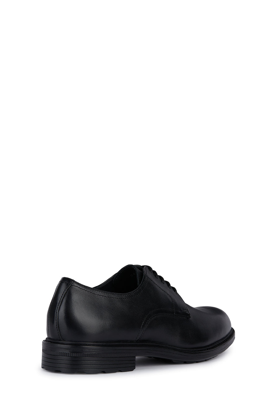 Geox Men's Black Walk Pleasure Lace-up Leather Classic Shoes