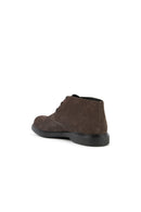 Geox Men's Brown Ottavio Suede Leather Boots | Derimod