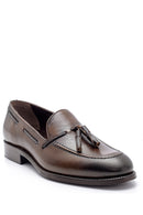 Men's Leather Tassel Detailed Loafer | Derimod