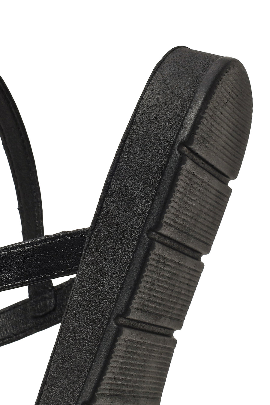 Woman Black Accessory Thong Sandals