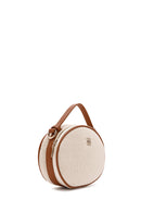 Women Beige Fabric Casual Crossbody Bag | Derimod