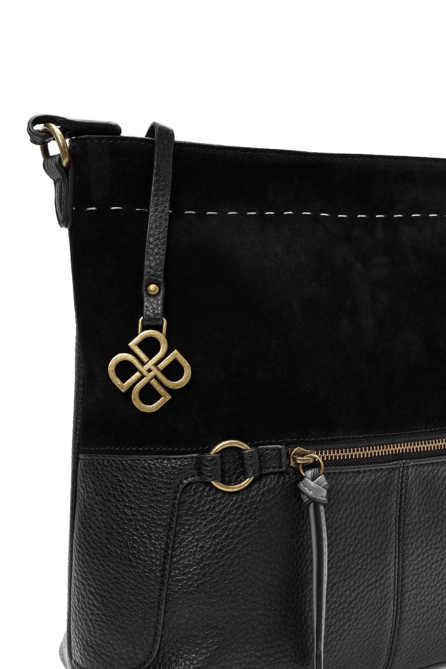 Women's Black Long Strap Shoulder Bag