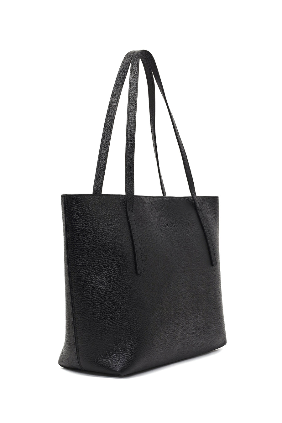 Women's Black Leather Classic Shoulder Bag