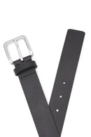 Men's Black Leather Belt | Derimod
