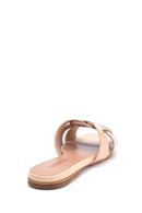 Women's Leather Patent Leather Slippers | Derimod