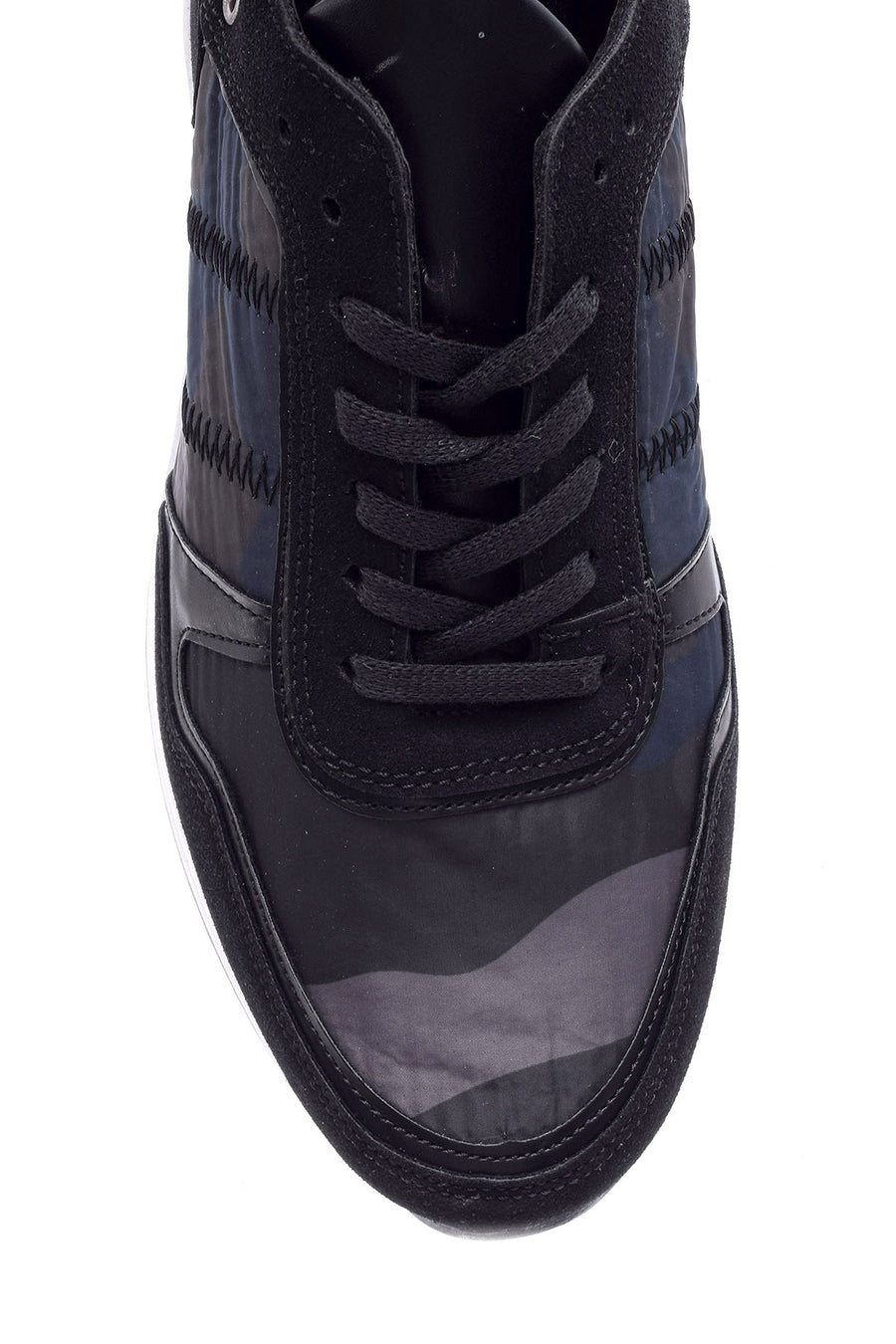 Erkek Yüksek Tabanlı Deri Sneaker