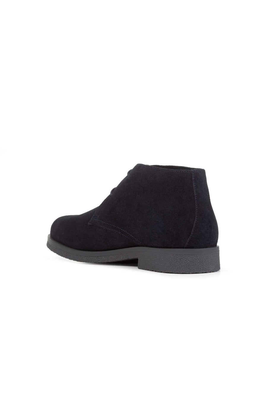 Geox Men's Navy Blue Claudio Suede Leather Classic Boots