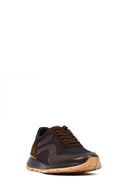 Men's Black Lace-Up Leather Sneaker | Derimod