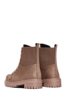 Women's Beige Suede Boots | Derimod