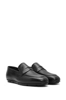 Erkek Siyah Deri Loafer | Derimod