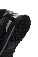 Erkek Siyah Deri Casual Sneaker | Derimod
