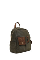 Woman Green Fabric Backpack | Derimod
