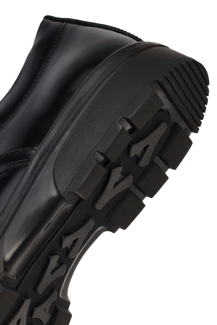 Men's Black Lace-Up Leather Casual Shoes
