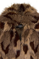 Nevada Woman Brown Oversize Fur Teddy Coats | Derimod
