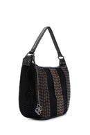 Women's Black Copper Long Strap Shoulder Bag | Derimod