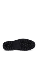 Male Navy Lace-up Thick-Soled Leather Casual Shoes | Derimod