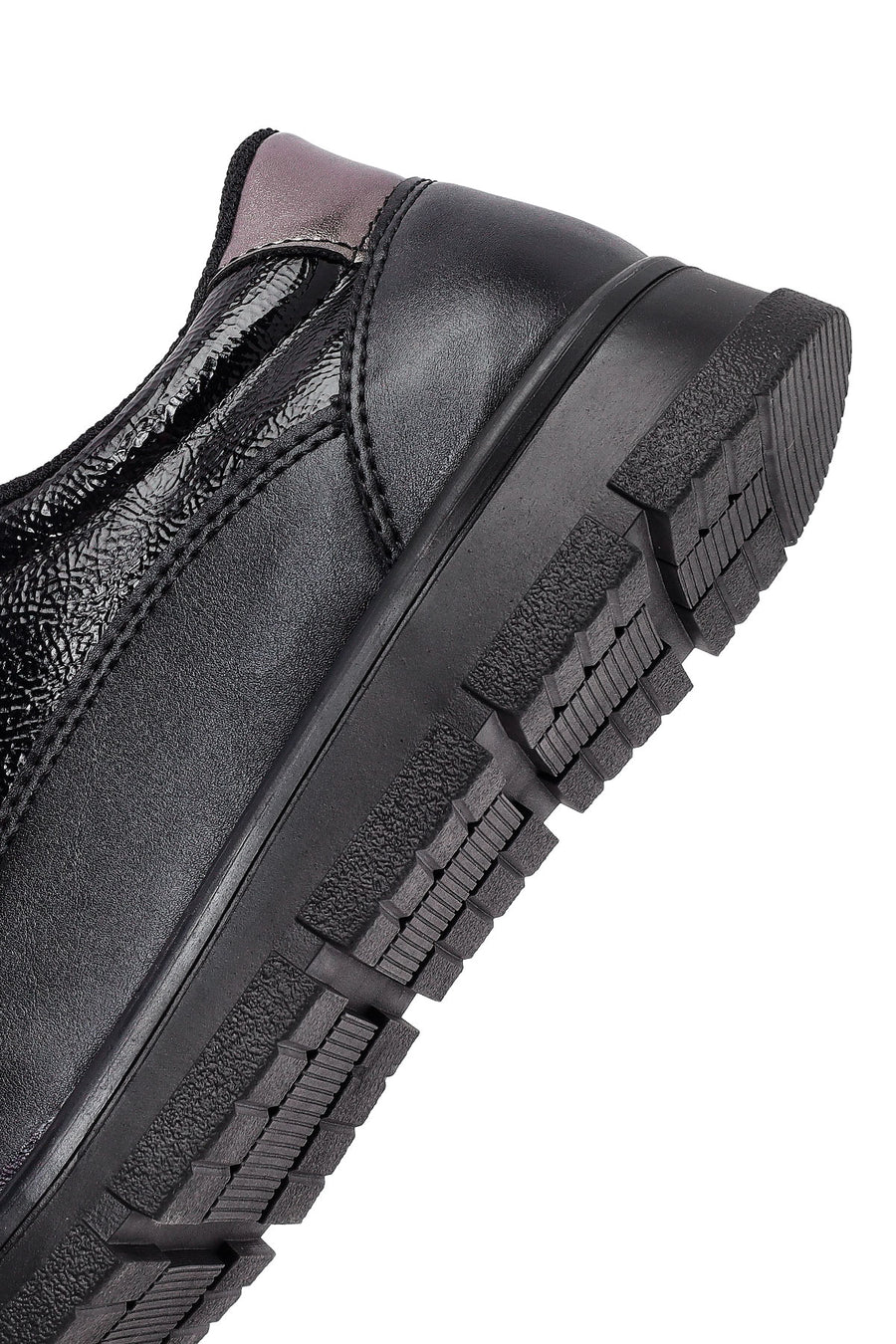 Kadın Siyah Bağcıklı Sneaker