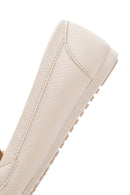 Women's Beige Buckle Detailed Loafer | Derimod